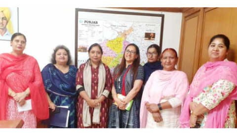 Dr. Baljit Kaur assured the Anganwadi Union of solving their legitimate demands