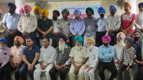 From Punjabi Sahitya Academy Ludhiana Conducting song workshops