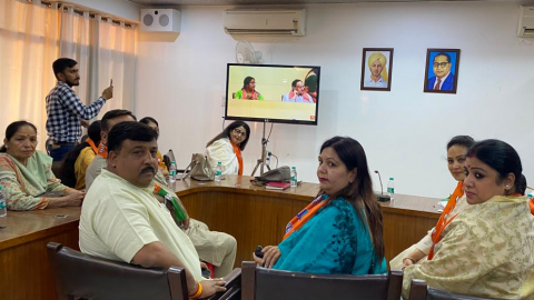 Kamal Mitra Yojana launched in Punjab by BJP Mahila Morcha in Ludhiana.