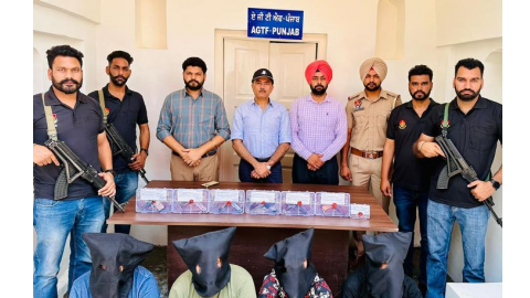 4 shooters of Lawrence Bishnoi gang arrested, AGTF gets success, 6 pistols and 26 cartridges recovered