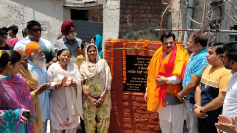 Mla-Chaudhary-Madan-Lal-Baga-Inaugurated-The-Construction-Works-Of-Streets-In-Ward-No-1