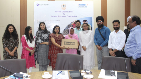 Women-Empowerment-Dc-Distributes-Laptops-And-Tabs-To-Women-Farmer-Producer-Companies