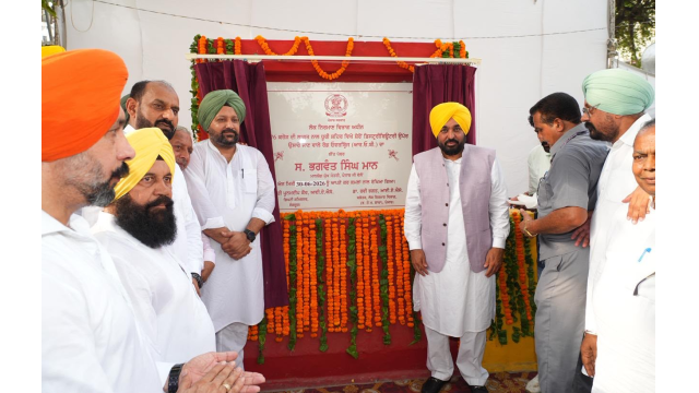 chief-minister-bhagwant-singh-mann-s-big-gift-to-dhuri-constituency-foundation-stone-of-road-over-bridge-laid-to-eliminate-traffic-problem-and-strengthen-regional-connectivity